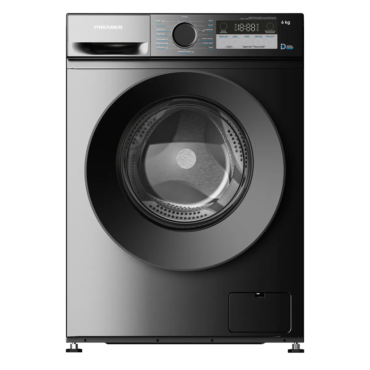 Kir yuvish mashinasi Premier 60F1003SIN/G 6kg Avto - sotib olish NovaMart